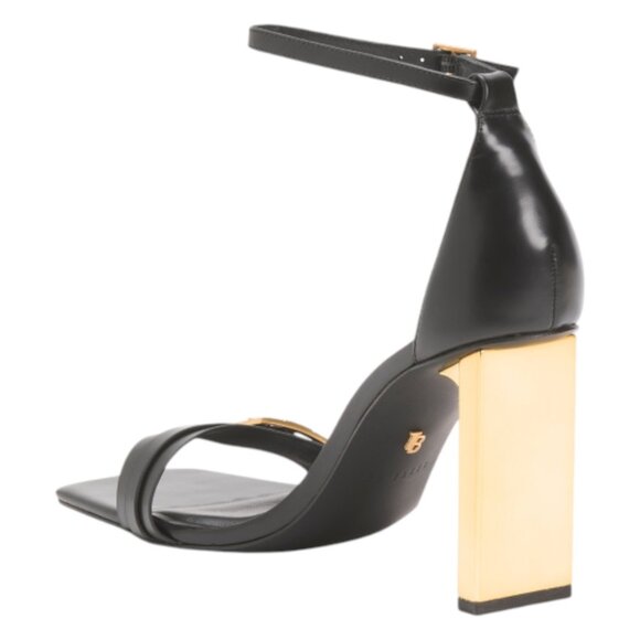 TED BAKER Leather Vida T Buckle Open Heels - Picture 2 of 3